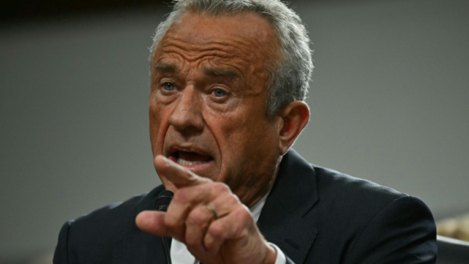 Robert F. Kennedy Jr. during a Senate hearing on his nomination to be Health and Human Services Secretary