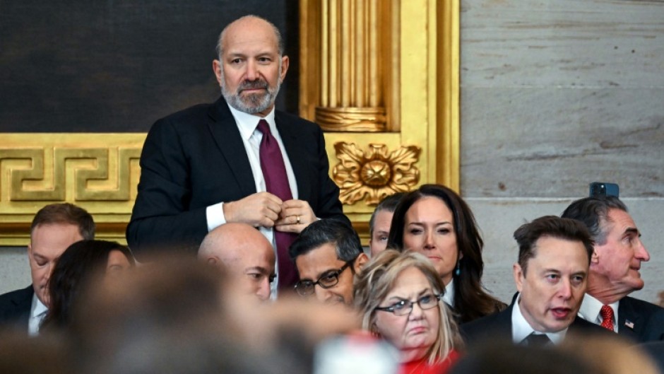 Howard Lutnick, Donald Trump's pick to be commerce secretary -- seen here during the president's inauguration earlier this month -- told his confirmation hearing he prefers across-the-board tariffs