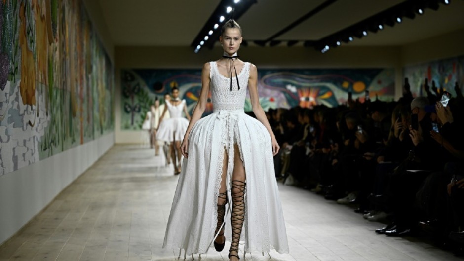 A photo from the Dior haute couture show 