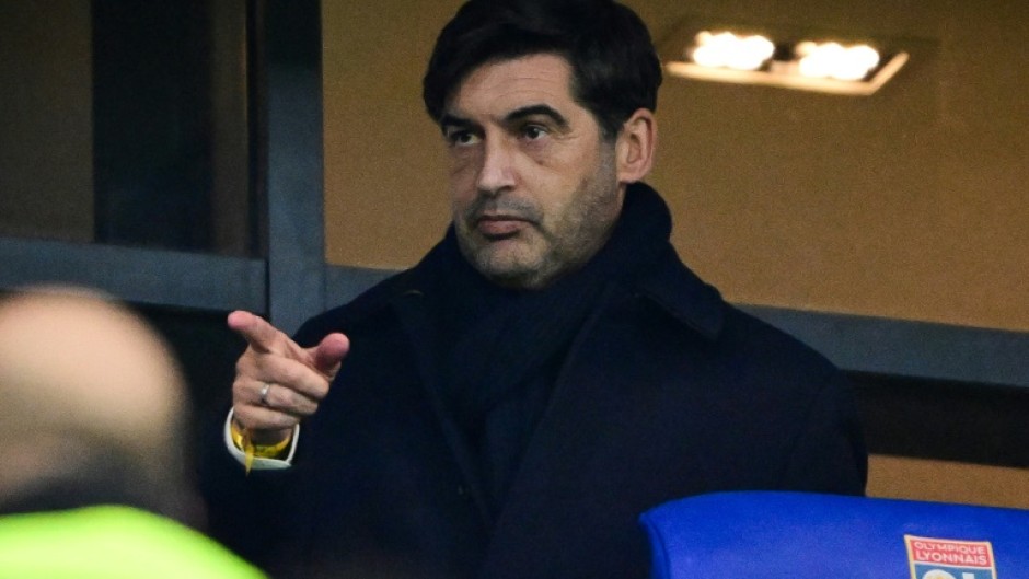 New Lyon coach Paulo Fonseca watched from the stands as Lyon booked their place in the last 16 of the Europa League on Thursday