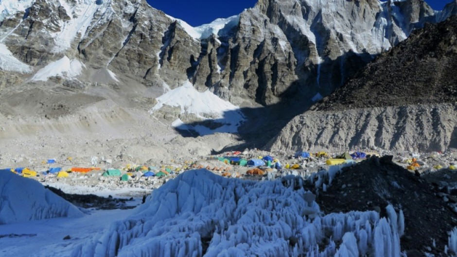Everest Base Camp: Nepal is home to eight of the world's 14 peaks over 8,000 metres (26,246 feet) and welcomes thousands of climbers each year 