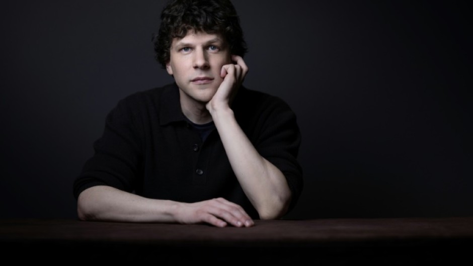 US actor, filmmaker and writer Jesse Eisenberg poses during a photo session in Paris
