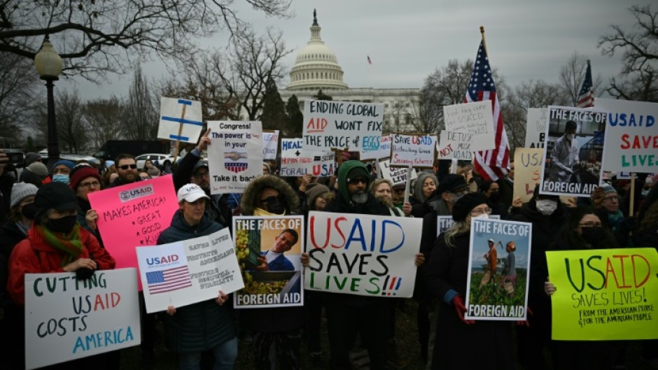 USAID distributes aid around the world but faces being dismantled by President Donald Trump 