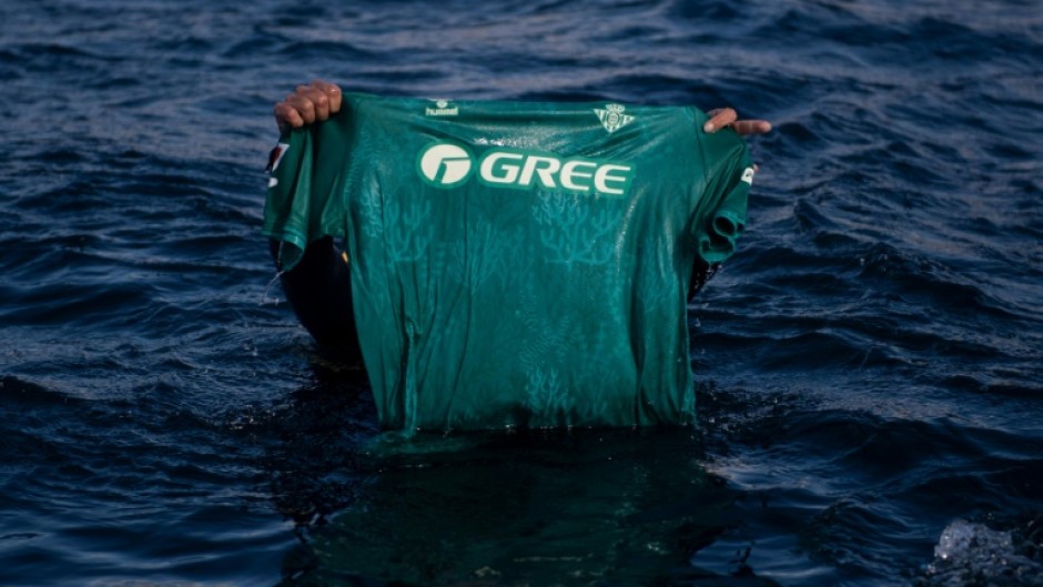Spanish La Liga team Real Betis's new kit is made from algae and plastics