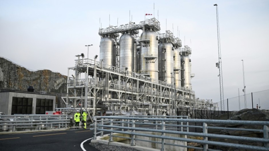 The Northern Lights Carbon Capture and Storage base in Norway that has been visited by  British Prime Minister Keir Starmer