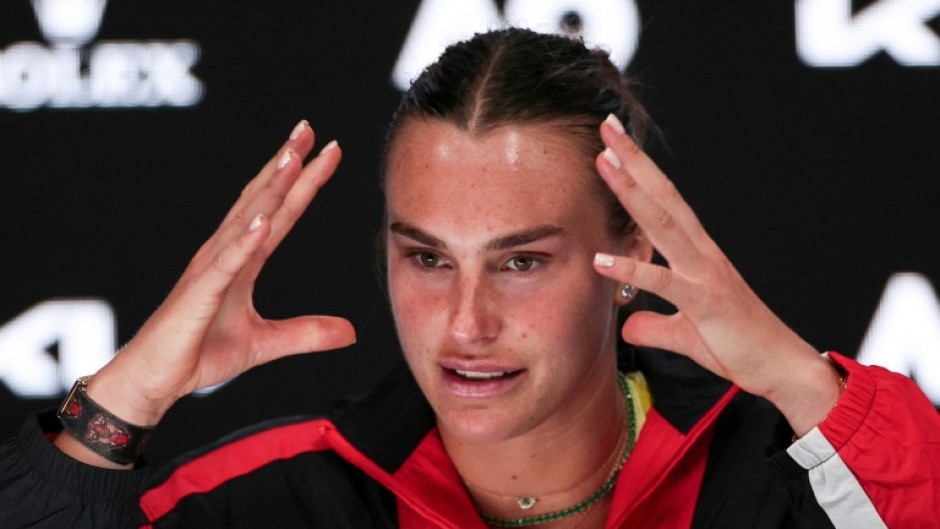 Aryna Sabalenka after her Australian final loss 