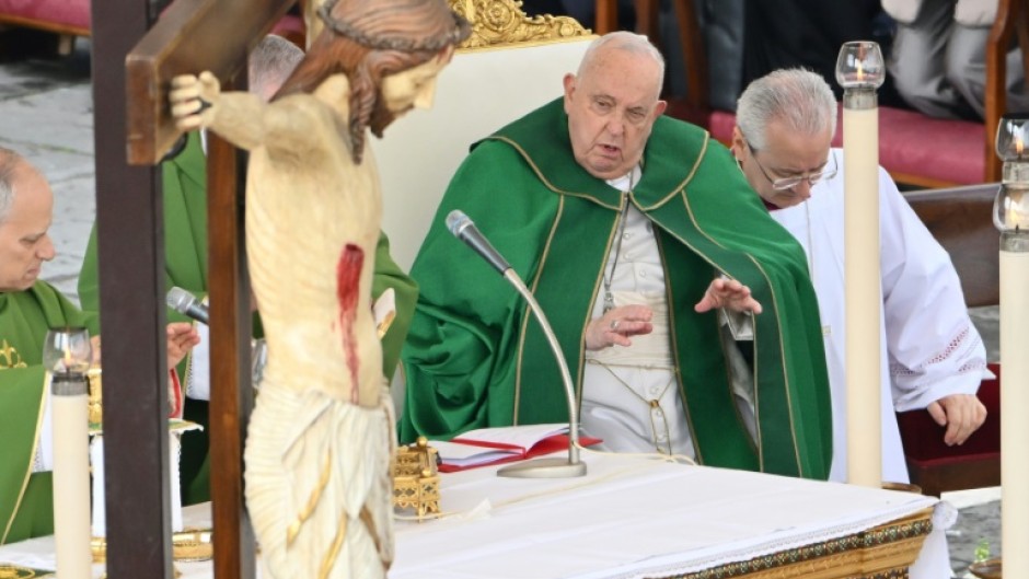 Francis told military forces gathered for a special Armed Forces Mass that they should consider themselves "servants of the security and freedom of their peoples."
