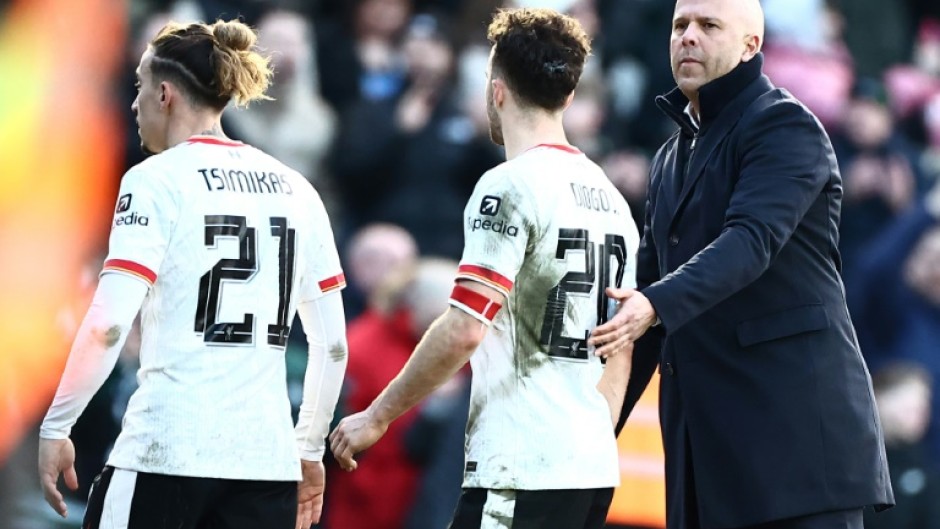 Arne Slot's (right)Liverpool were stunned by Plymouth in the FA Cup