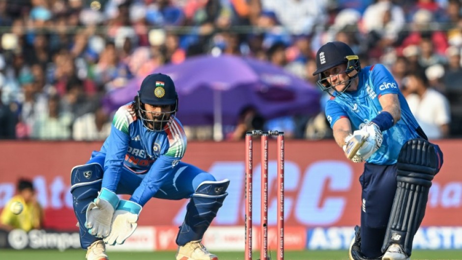 Back in business: India's captain Rohit Sharma on his way to a century in Sunday's win over England