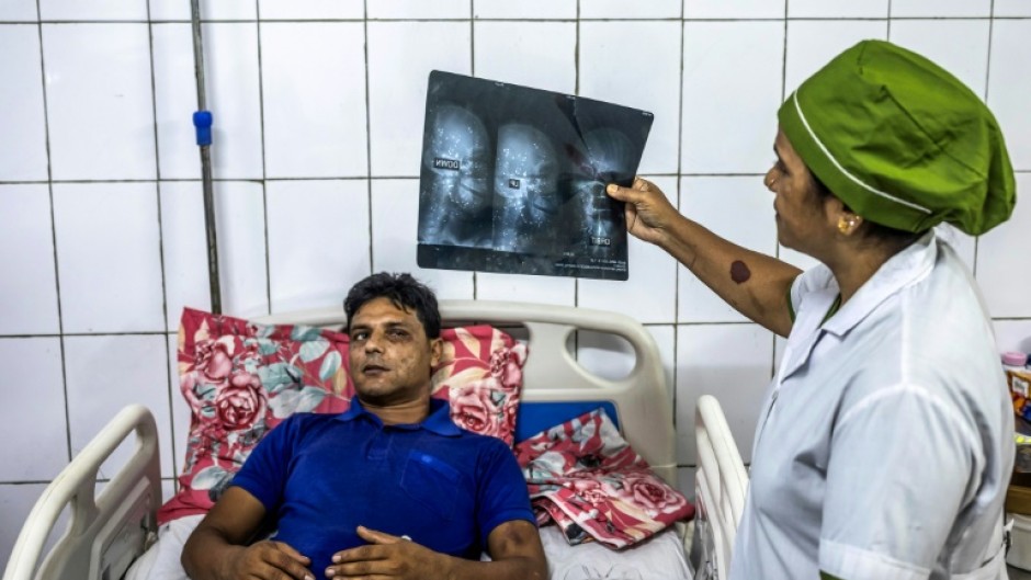 The UN rights office said it had 'reasonable grounds to believe that the crimes against humanity of murder, torture, imprisonment and infliction of other inhumane acts have taken place'