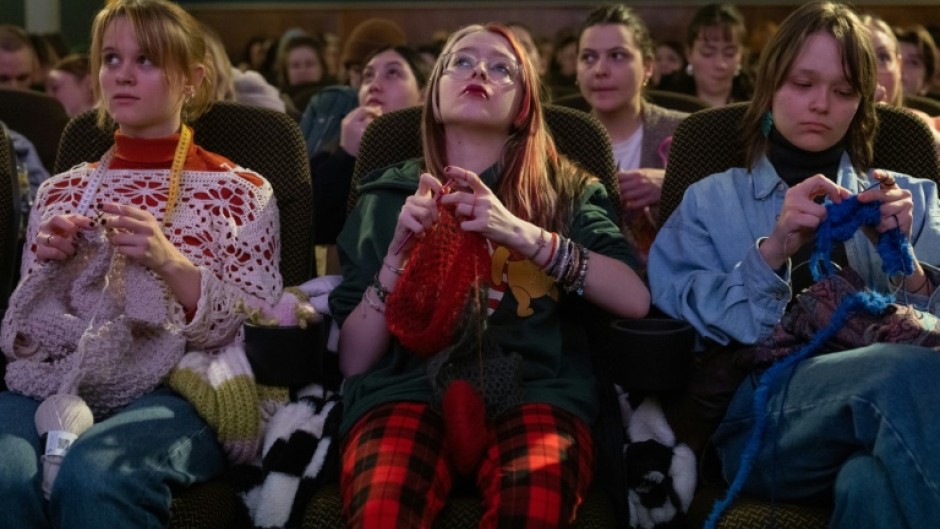 Knitting and crocheting in cinemas has become popular across Europe after Nordic countries trailblazed the trend 
