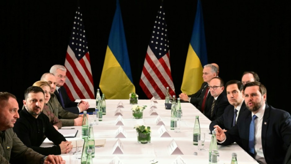 US Vice President JD Vance met Ukraine's President Volodymyr Zelensky in Munich