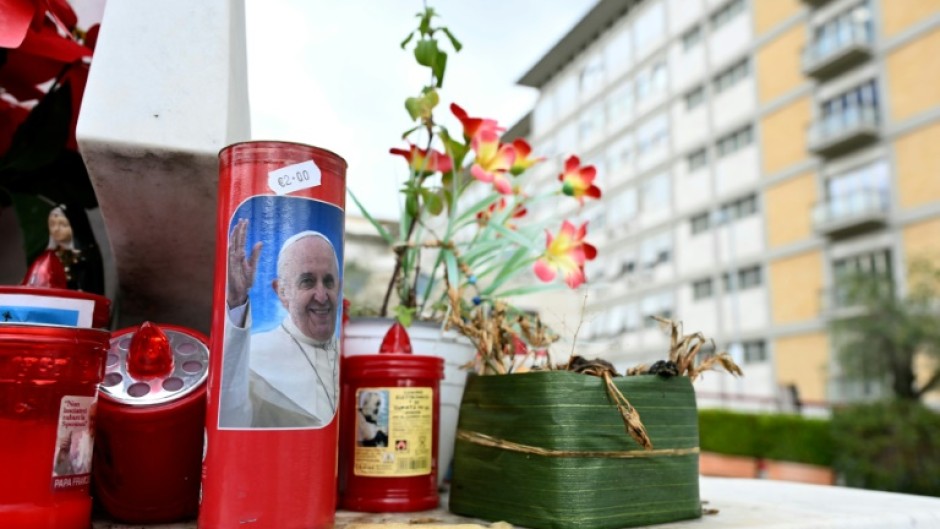 Ahead of his hospitalisation, Francis -- seen here in December -- had been breathless while reading speeches
