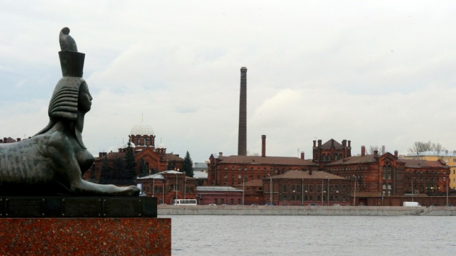 Named after the Russian word for 'crosses' -- in homage to its shape -- the jail's red-brick walls loom ominously over the banks of the Neva river