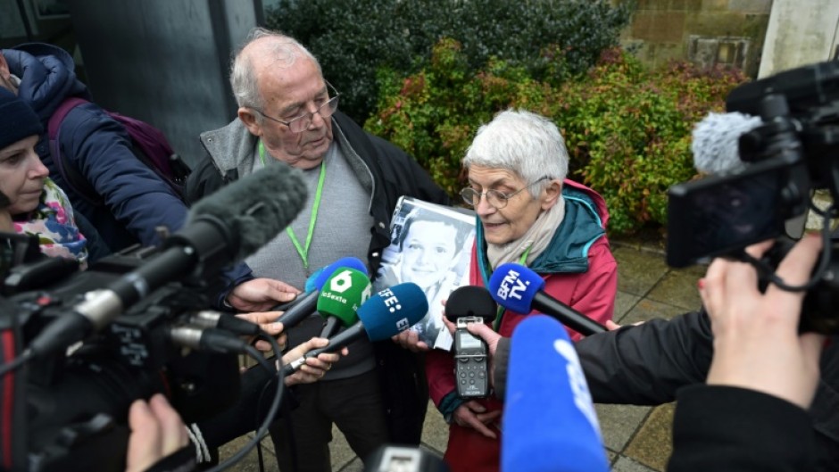 Roland and Mauricette Vinet's grandson Mathis, who died of an overdose in 2021, is among 299 people the surgeon is accused of having sexually abused