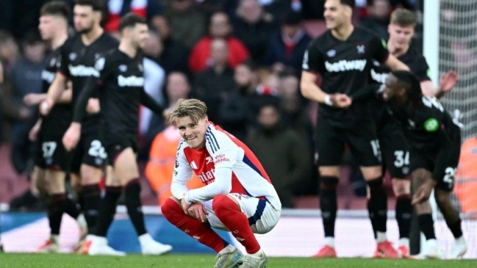 Arsenal were beaten 1-0 at home by West Ham