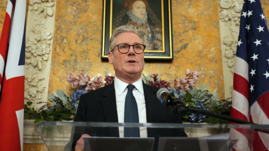 British Prime Minister Keir Starmer arrives in Washington, DC