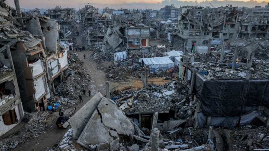 Arab leaders were gathering in Cairo Tuesday to settle on a reconstruction plan for the devastated Gaza Strip