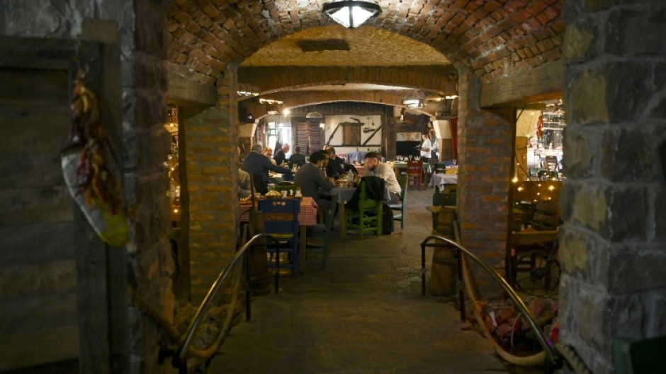 The Ethno House restaurant in Gracanica, an ethnic Serb enclave on the edge of the Kosovo capital Pristina