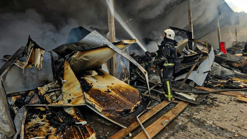 Three people were killed and seven others wounded in a drone attack on the city of Bogodukhiv