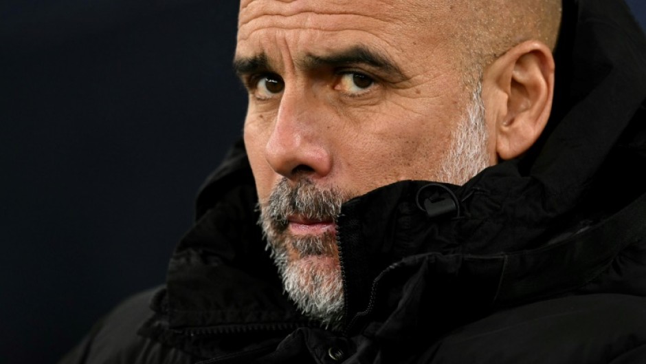 Manchester City manager Pep Guardiola is targeting Champions League qualification