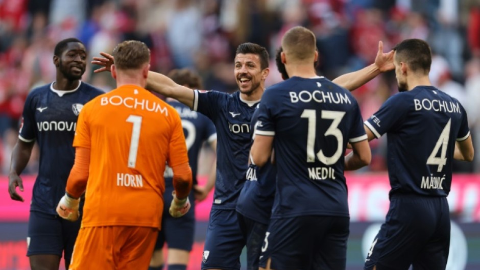 Bochum celebrate their first win at Bayern Munich since 1991 