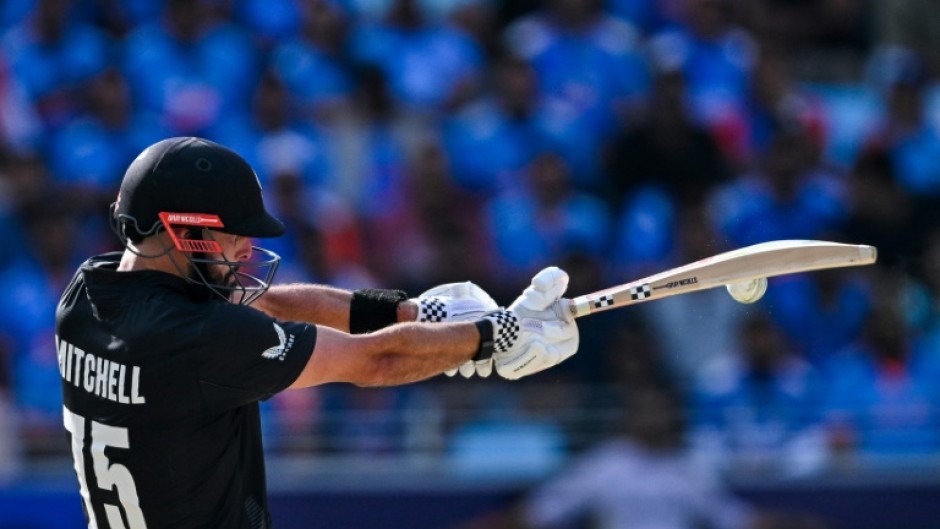 Daryl Mitchell made 63 as New Zealand posted 251-7 in the Champions Trophy final against India