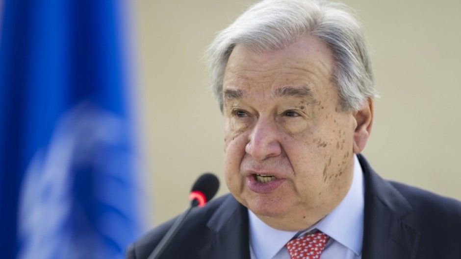UN Secretary-General Antonio Guterres slammed 'the poison of patriarchy' at a UN meeting on women's rights