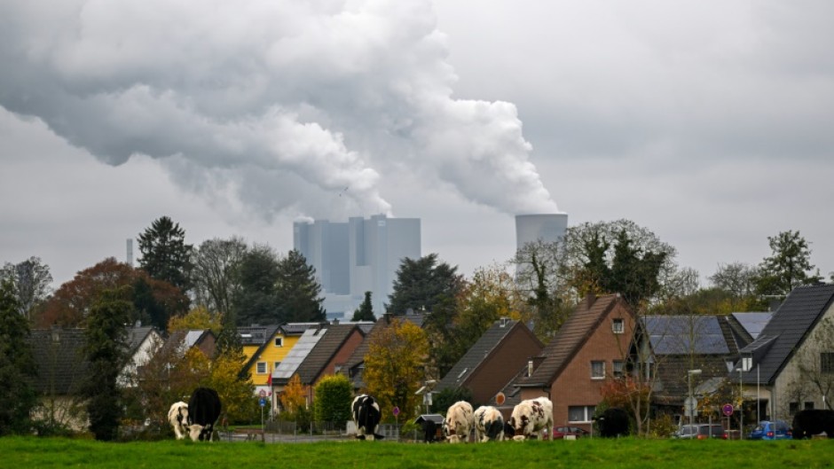 A lignite-fired power station in Germany operated by energy giant RWE
