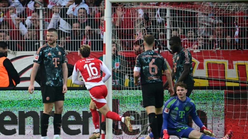 Benedict Hollerbach denied Bayern victory with an equaliser seven minutes from time for Union