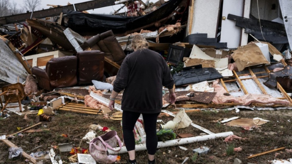 Violent storms destroyed homes including here in Missouri