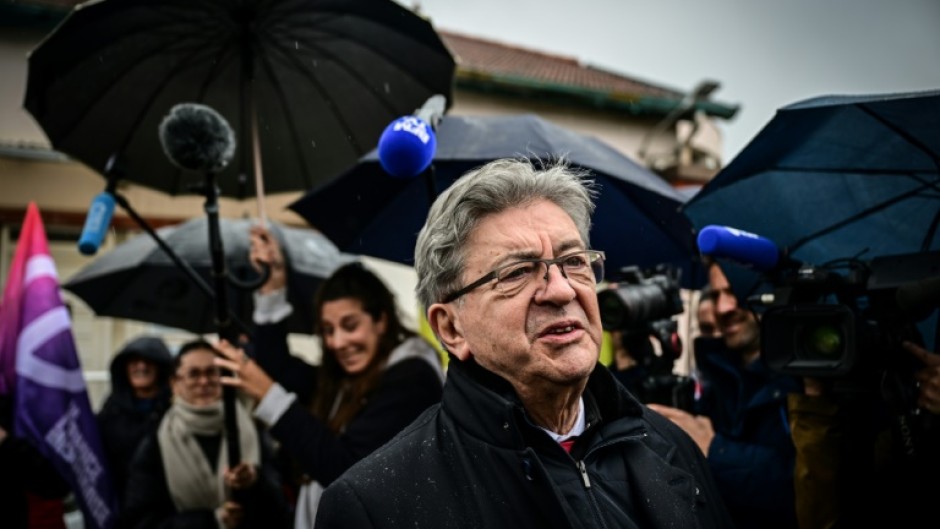 Jean-Luc Melenchon told an interviewer who pressed him on the issue to 'shut up'