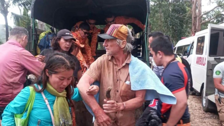 Philippine Army personnel found the hikers in a mountainous area thick with vegetation