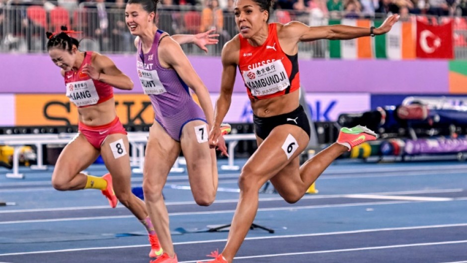 Switzerland's Mujinga Kambundji reclaimed the 60m crown she last won in 2022