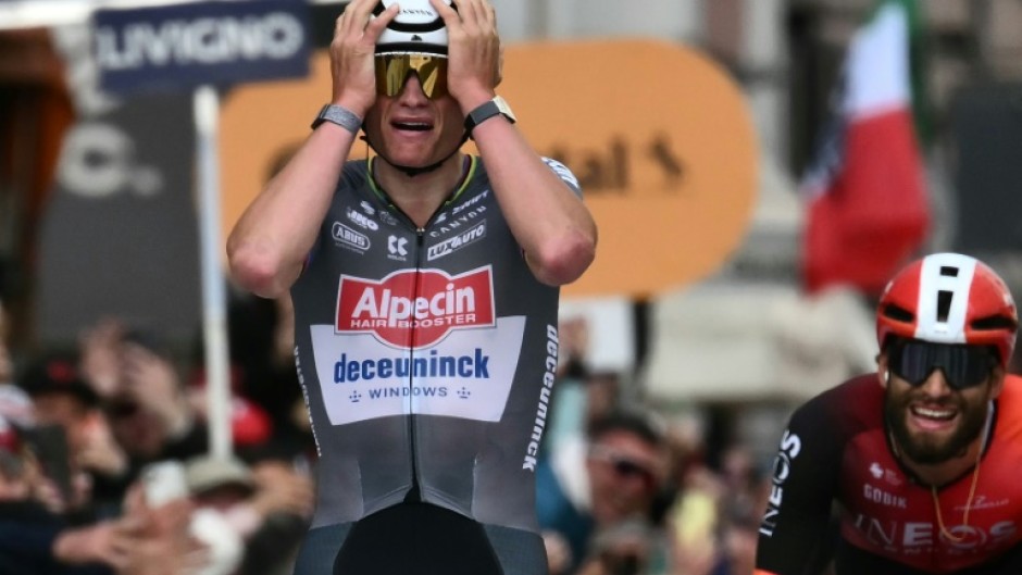 Mathieu Van Der Poel won Milan-San Remo for the second time on Saturday