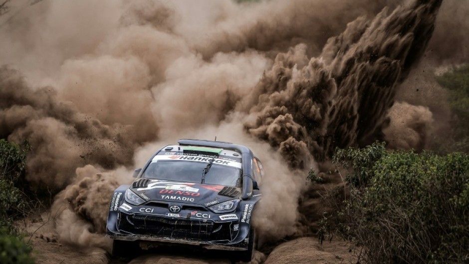 Elfyn Evans holds nearly a two-minute lead after the penultimate day of action at Safari Rally Kenya