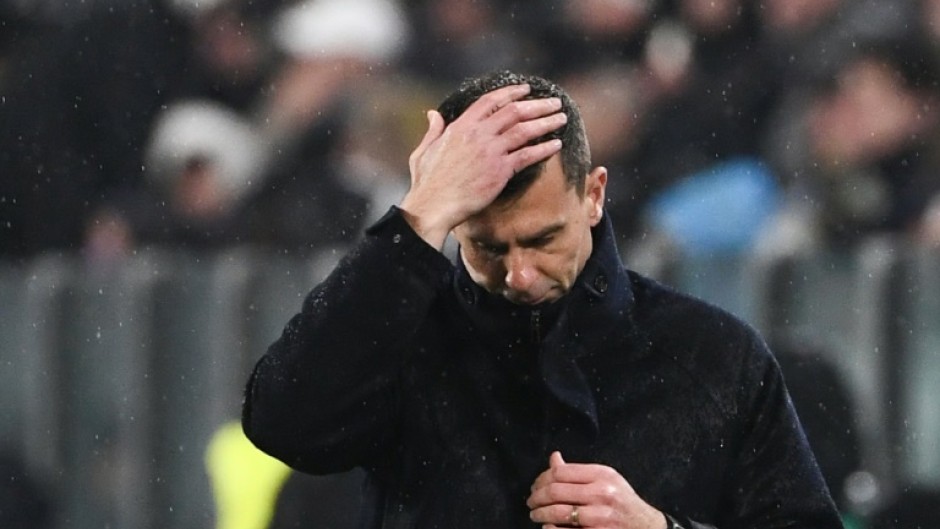 All over: Thiago Motta has been sacked as Juventus coach
