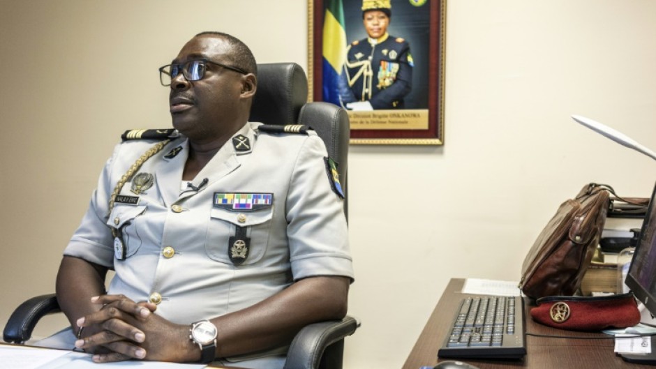 Gabon's Colonel Eric Ivala said the partnership with France was 'an advantage for Gabon'
