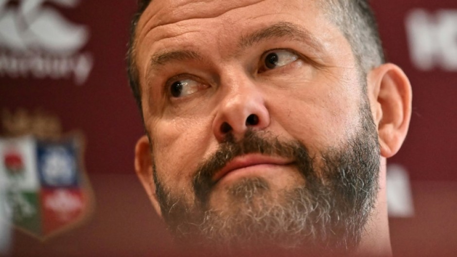 British and Irish Lions head coach Andy Farrell