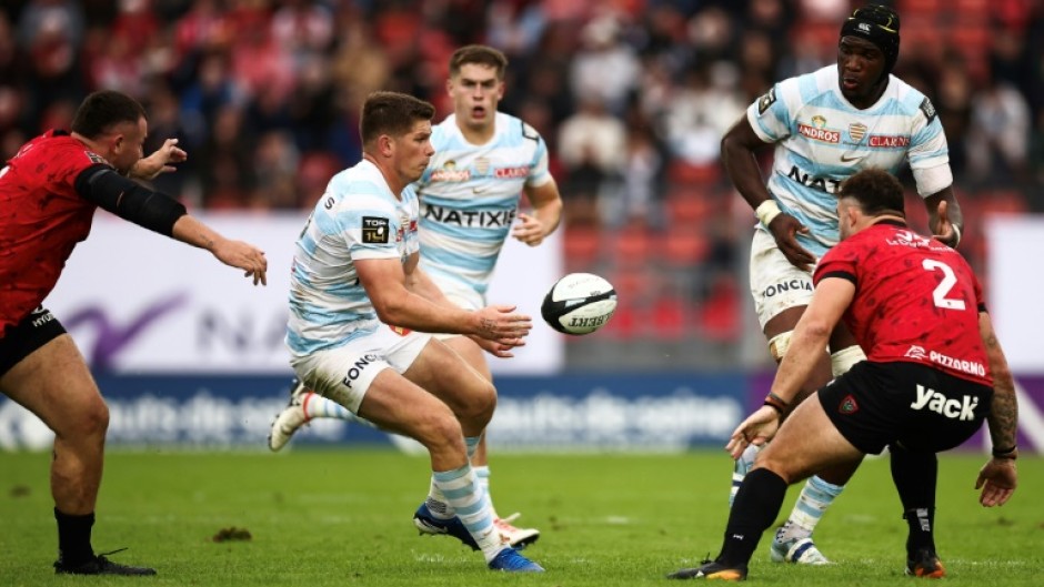 French leave: Owen Farrell (C) could yet feature in a fourth British and Irish Lions tour later this year