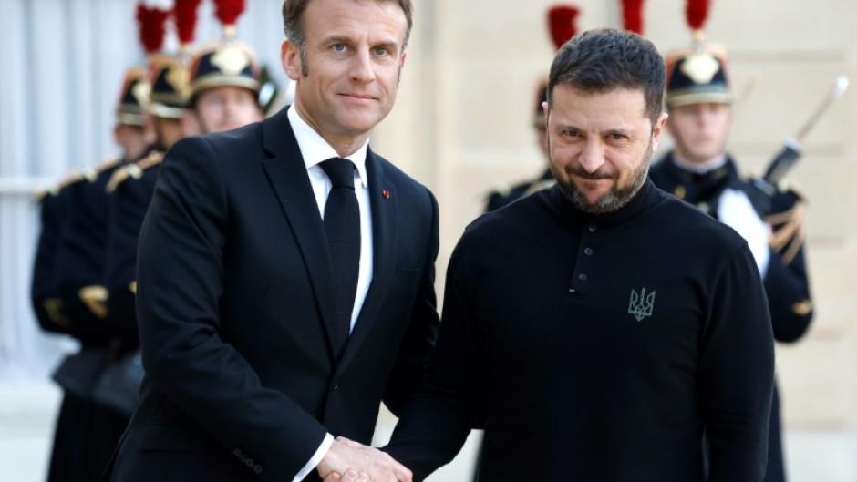 French President Emmanuel Macron is among those sketching out the contours of a European 'reassurance force' for Ukraine