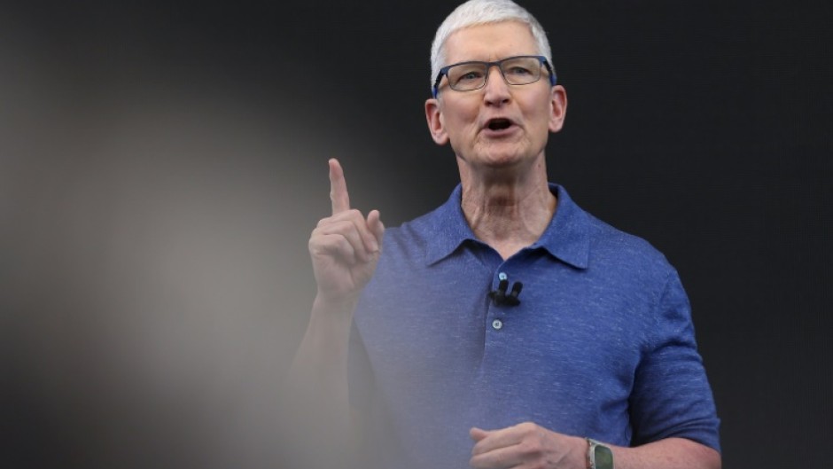 Apple CEO Tim Cook in June 2024 announces plans to incorporate AI into Apple software and hardware