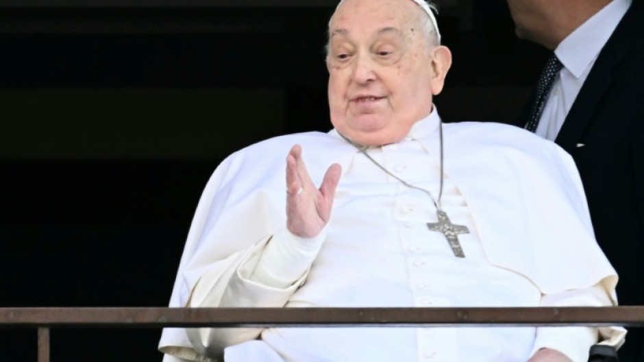 The pope, still recovering from double pneumonia, has called for a 'time of healing'