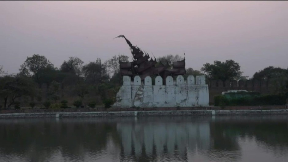 Sun sets over damaged Mandalay Palace as Myanmar quake toll passes 2,000