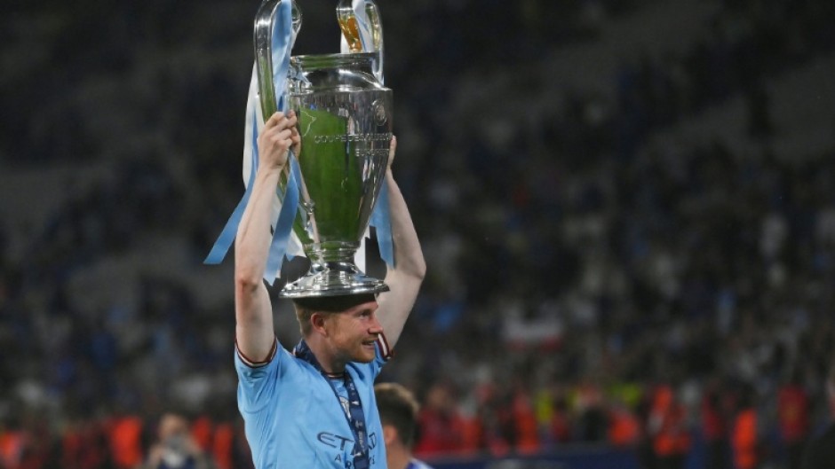 Kevin De Bruyne helped Man City win the Champions League for the first time in 2023