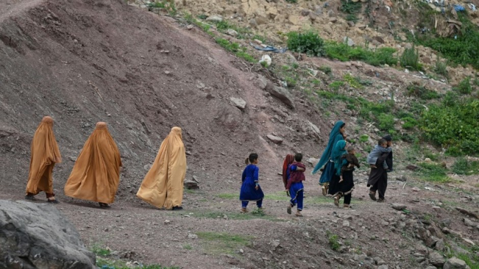 Some 600,000 Afghans have crossed the border into Pakistan since the Taliban government implemented their austere version of Islamic law