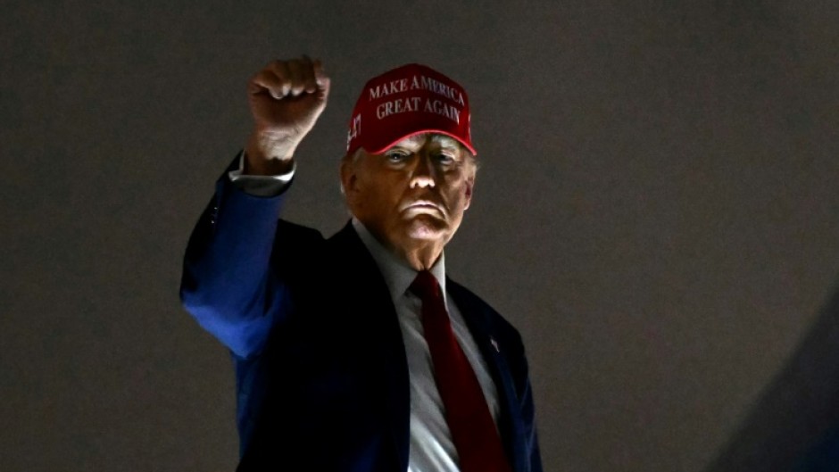 US President Donald Trump is defiant in the face of plunging stock markets, saying his policies will 'neer change'