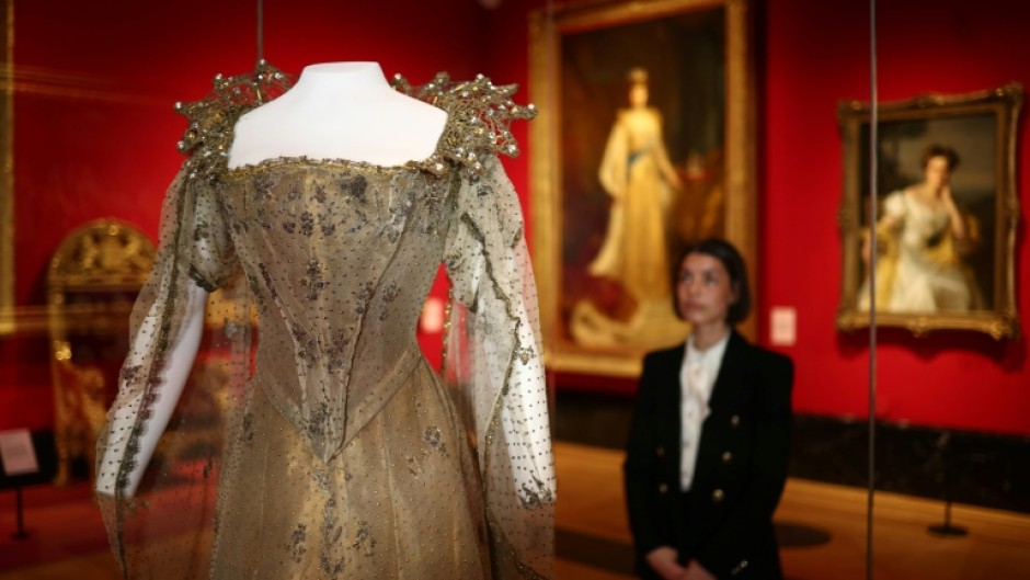 Queen Alexandra's coronation dress is the centrepiece of the exhibition