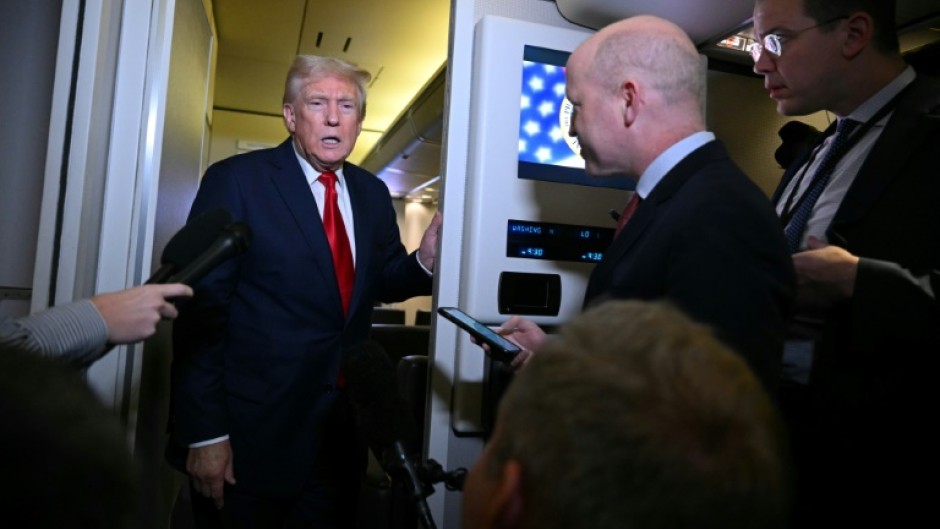 Trump said on Air Force one that tariffs on semiconductors 'will be in place in the not distant future'