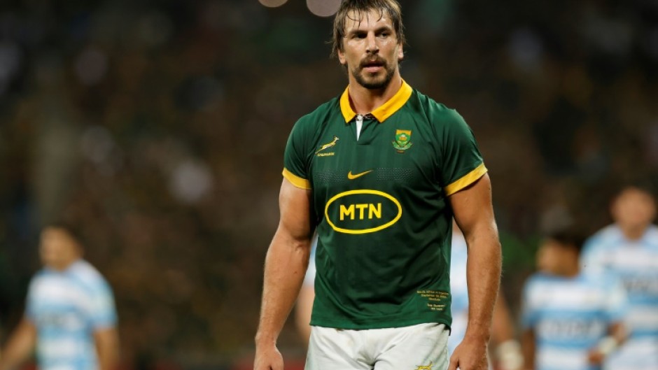 South Africa lock Eben Etzebeth is back in action for Sharks in the URC after four months on the sidelines